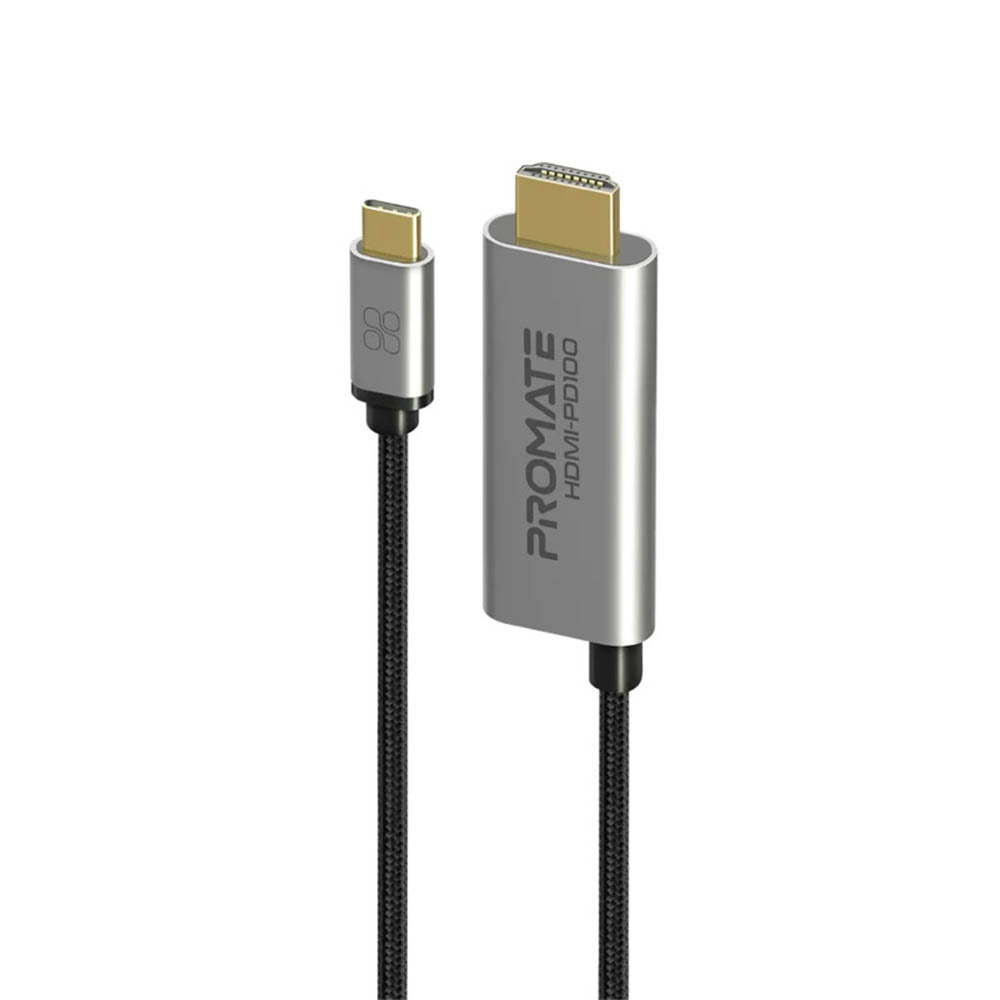 Promate HDMI-PD100 4K CrystalClarity USB-C to HDMI Cable Promate HDMI-PD100 4K CrystalClarity USB-C to HDMI Cable